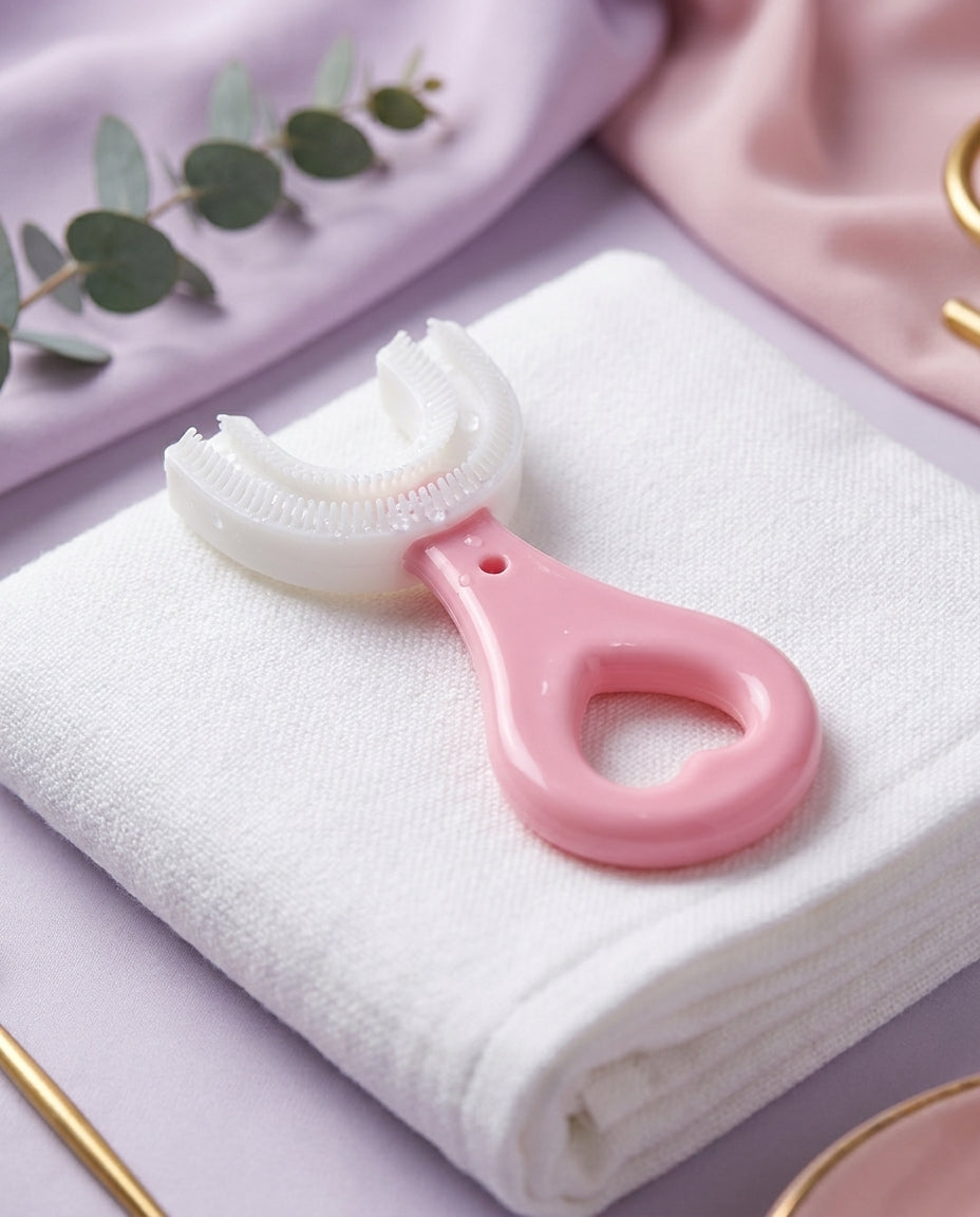 Cepillo de silicona suave BPA free para bebés