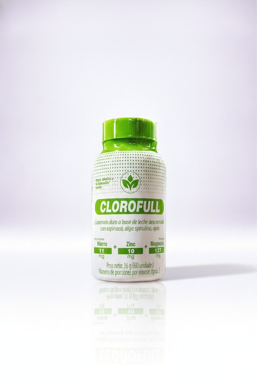 CLOROFULL - MÁS ENERGÍA — foto de estudio premium