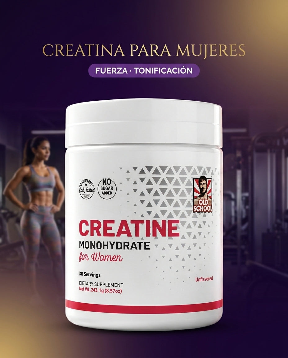 CREATINA PARA MUJERES — ficha vertical