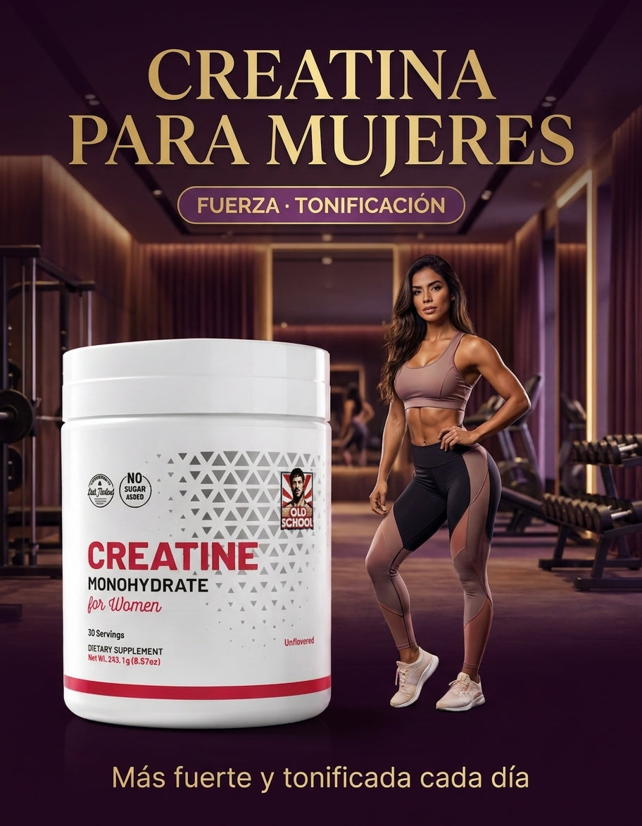 CREATINA PARA MUJERES — anuncio profesional