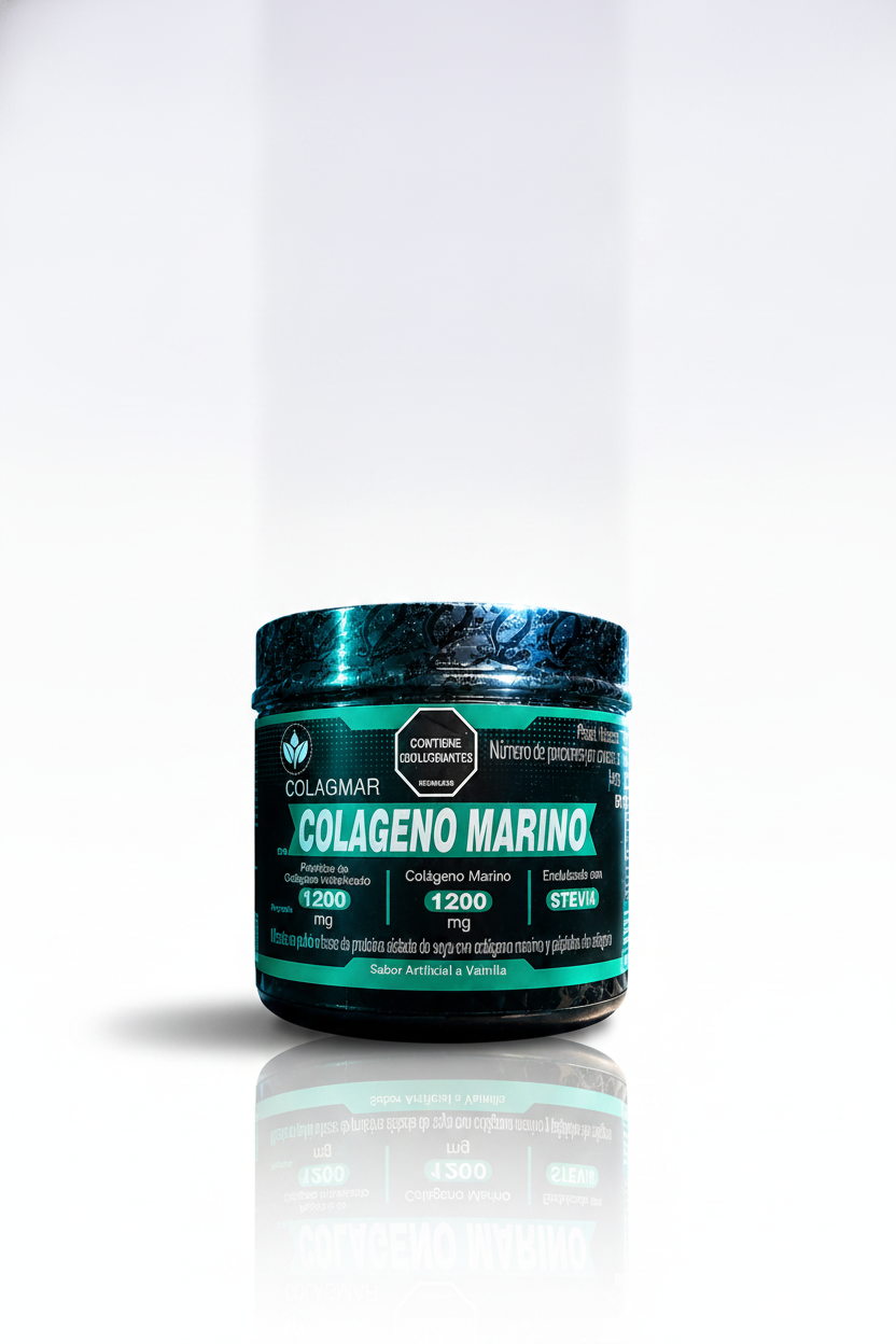 COLAGENO MARINO — foto de estudio premium