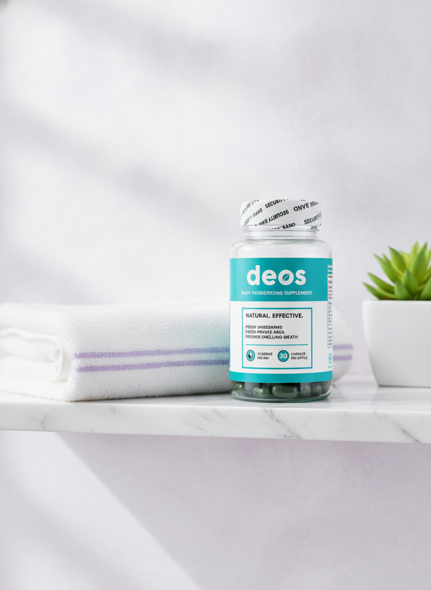 DEOS | Frescura y Confianza — ambiente lifestyle premium