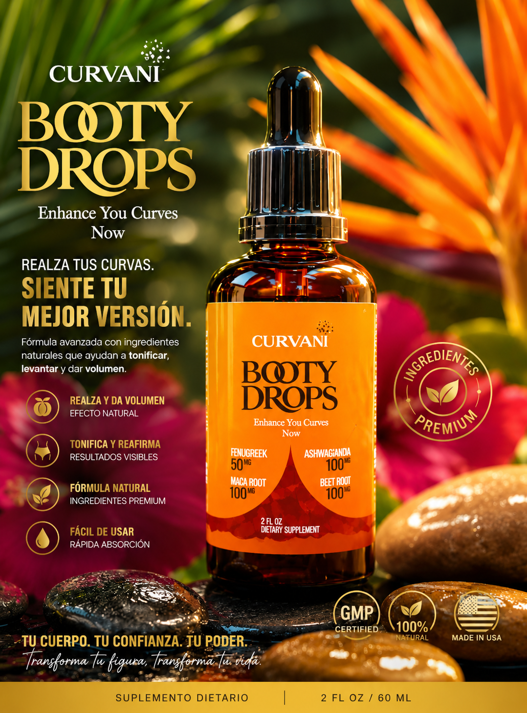 BOOTY DROPS - Curvas Y Glúteos